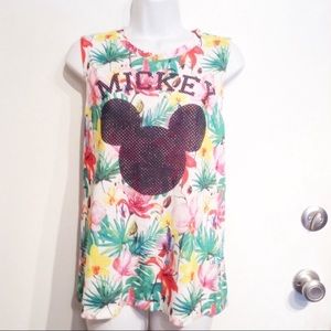 🌟5 for $25🌟DISNEY Mickey Mouse Tropical Tank Top